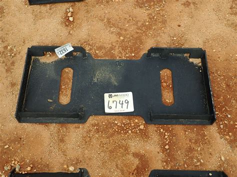 skid steer mount|skid steer quick attachment plate.